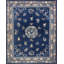 Antique Peking Chinese Floral, Geometric Knotted Rug