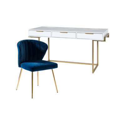  Ensemble de chaises de bureau 2 pièces Euclid