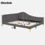 Upholstered Daybed With Headboard And Armrest-19911150-19911151