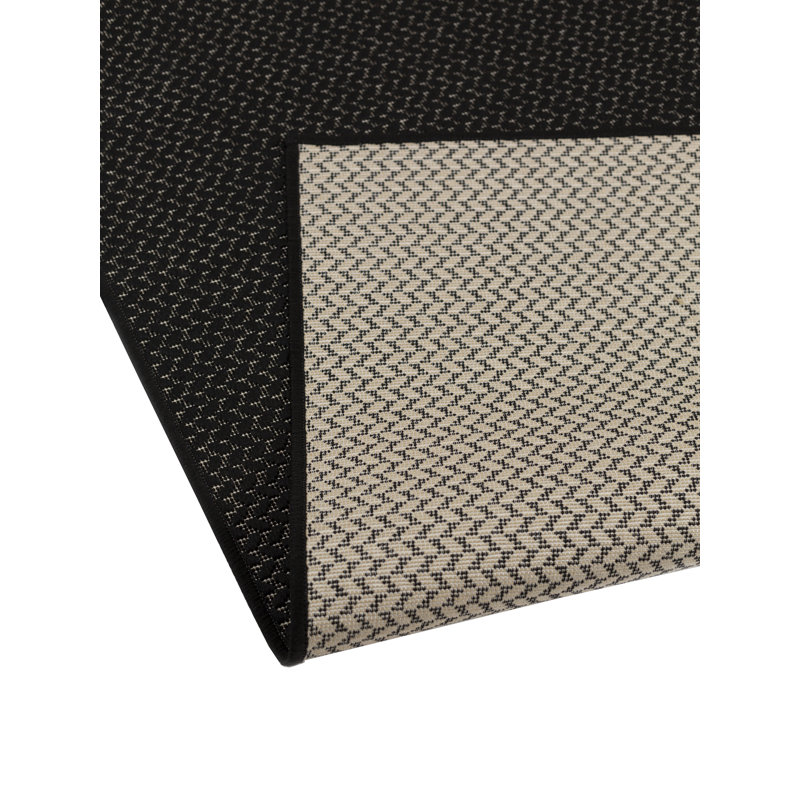 Tapis noir Felicidade, Rectangle 2 pi x 3 pi