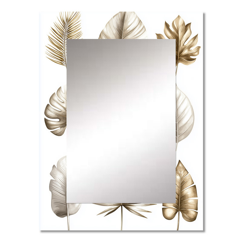 Miroir mural Reflection Tropical, 32 po x 24 po