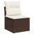 Vidaxl Garden Sofa Set Brown