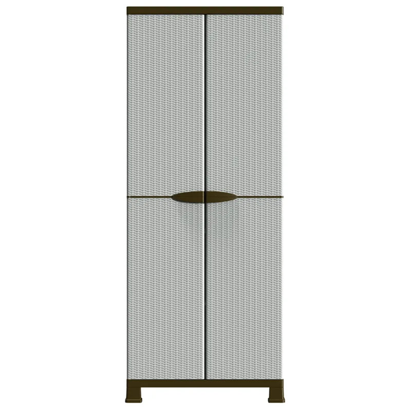 Plastic Single Storage Cabinet ( 171.5cm H x 68cm W x 39cm D)