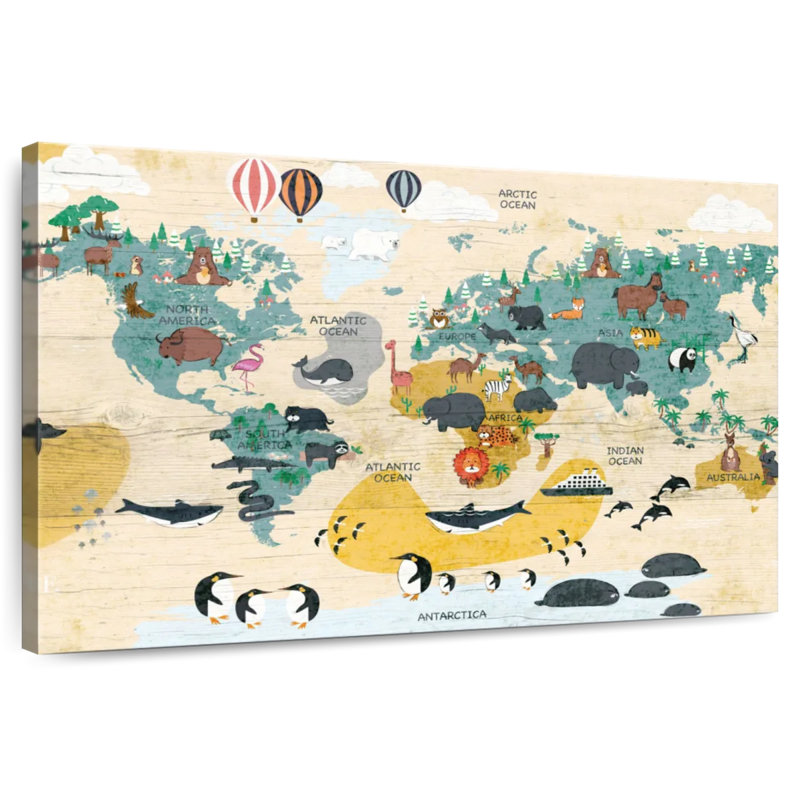 Aliaz Animals Around The World, 8" H x 12" W