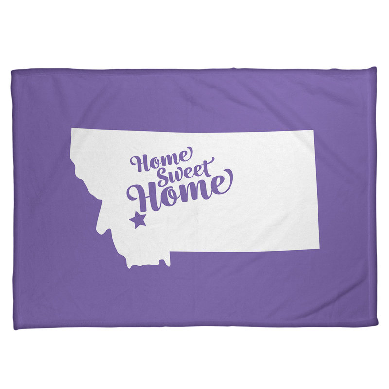Jeté en polaires pour butte home, l 62,5 po x L 82,5 po, Mauve