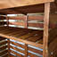 Cataleta 117cm W x 117cm D Wood Log Store
