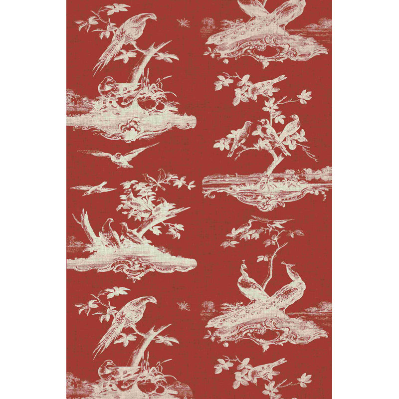 Toile en cramoisi, H 18 po x l 12 po