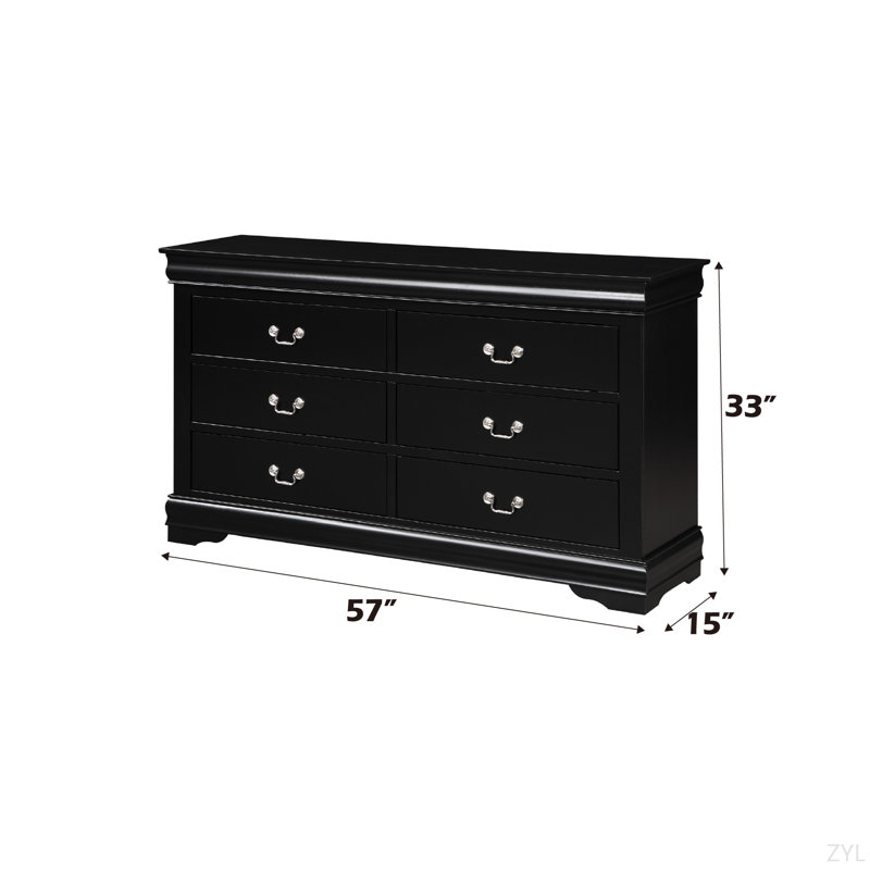 Commode Philippe, Noir