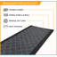 Runner Solid Colour Looped / Hooked Area Rug-1719937457
