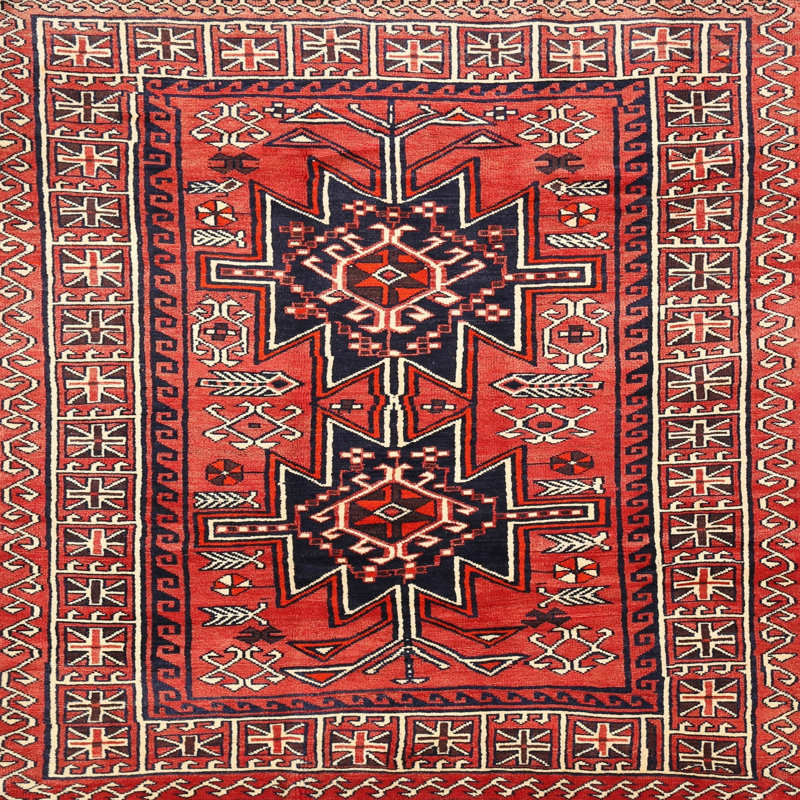 Oriental Indoor Rug, Square 7'