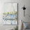 By The Bay II - peinture sur toile tendue