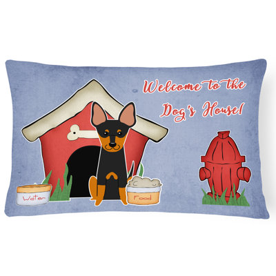 Coussin lombaire intérieur/extérieur moderne pour chien house fait main