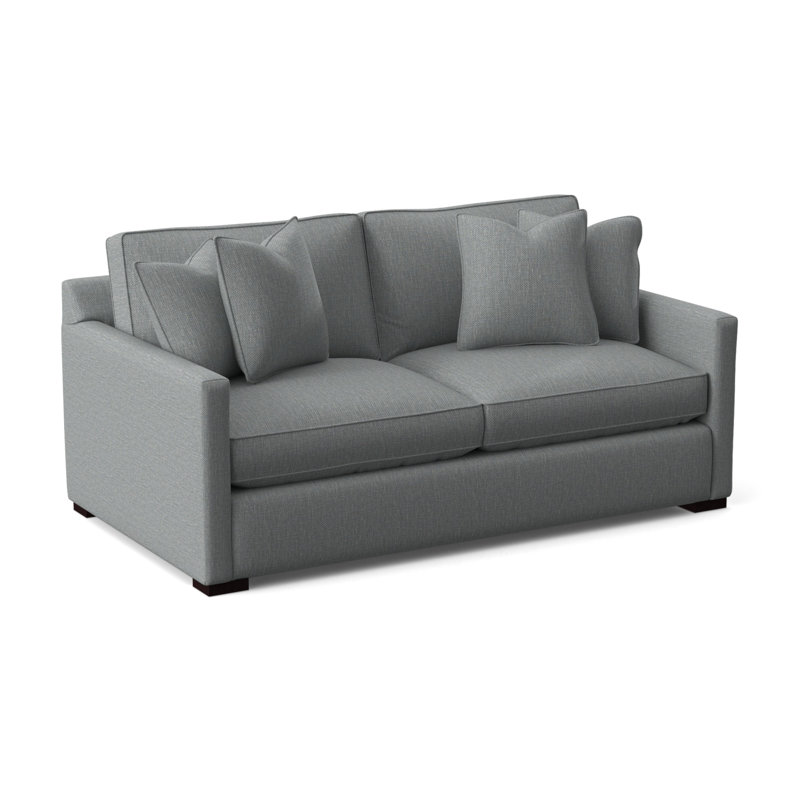 Bel-Air Sofa, Light Blue Performance Fabric; 0851-55, Java