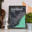 Barcelona City Map - No Frame Print-1406909569