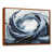 Toile avec cadre flottant brun