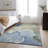 Premium Machine Washable Cerrito AMF517 Blue Rug-103835332