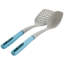 Spice By Tia Mowry Savoury Saffron 16 Piece Ceramic Nonstick Cookware Set In Blue-70593982