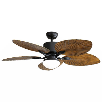 Rifky 52 " Ceiling Fan with LED Lights with Light Kit