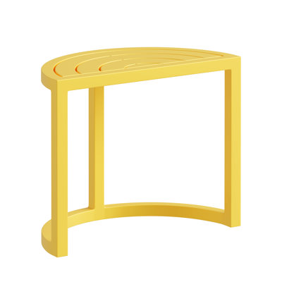 Crescent End Table