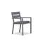 Pacifica Dining Arm Chair - White - Canvas Flax-404773879-404773775