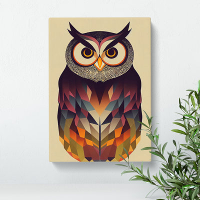 Unique Owl Art No.2 Abstract - Wall Art