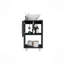 Meuble-lavabo simple 18 po, une tablette ouverte, une armoire à porte simple
