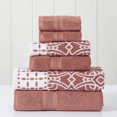 Charlton Home® Darcelle 100% Turkish Cotton 6 Piece Bath Towel Set