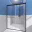 Porte de douche coulissante double encadrée l 54 "x H 72"-98379826