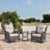 Schutt Wicker 2 - Person Patio Conversation Sets with Cushions