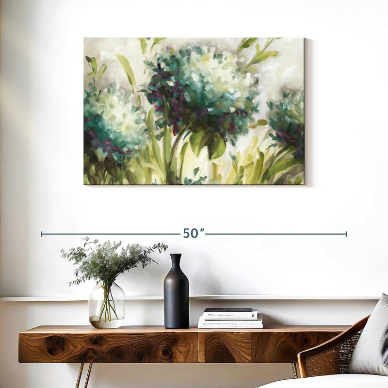 Harnek Hydrangea Field II, 24" H x 36" W