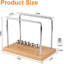 Cradle Balance Balls Gadget de physique fascinant pour la maison et le bureau 7 perles-133277567