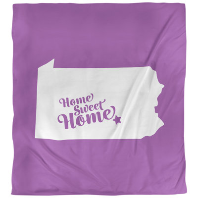 Housse de couette réversible simple Home Sweet Harrisburg
