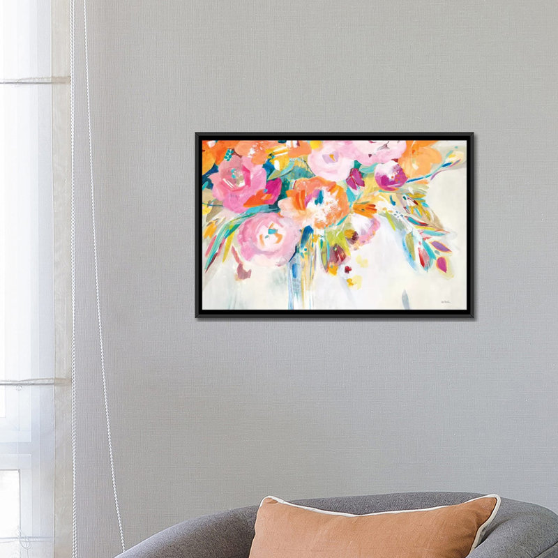 «Dance Lessons», impression sur toile, H 18 po x l 26 po x P 1,5 po, Toile encadrée noire, Pas de tapis