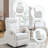 30.3'' Modern And Soft Manual Upholstered Swivel And Rocking Manual Recliner-759902647