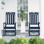 Chaises berçantes d'extérieur en PEHD pour patio-552783077