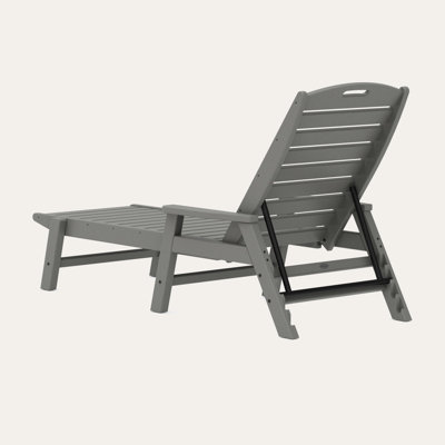POLYWOOD Nautical Chaise with Arms