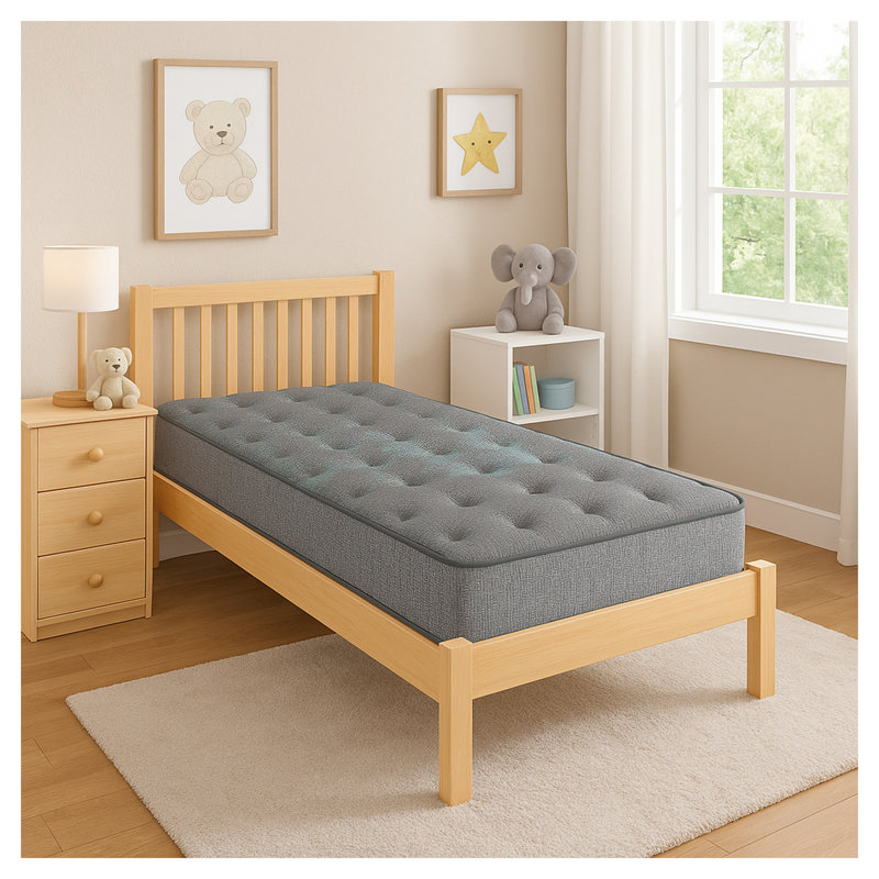 Matelas en mousse à double face de 9 pouces Restonic Comfort Care, confort moyen, très grand simple