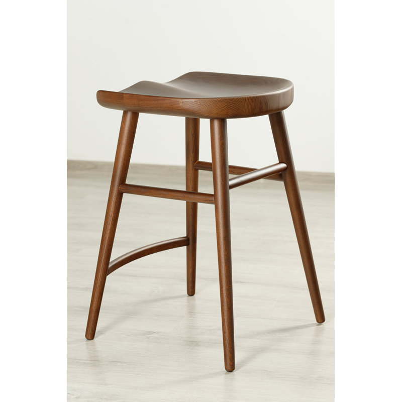 Alma Bar Chair, Matte Brown, Counter Stool (25” Seat Height)