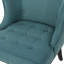 Chaise d'appoint en tissu, bleu sarcelle foncé-1144045205