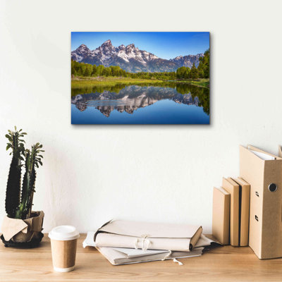 «Ripples in the Tetons - Grand Teton National Park» par Darren White, estampe numérique sur toile