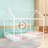 Full-Size Metal House Bed With Playhouse Design And Semi-Enclosed Sleeping Space-1444937043