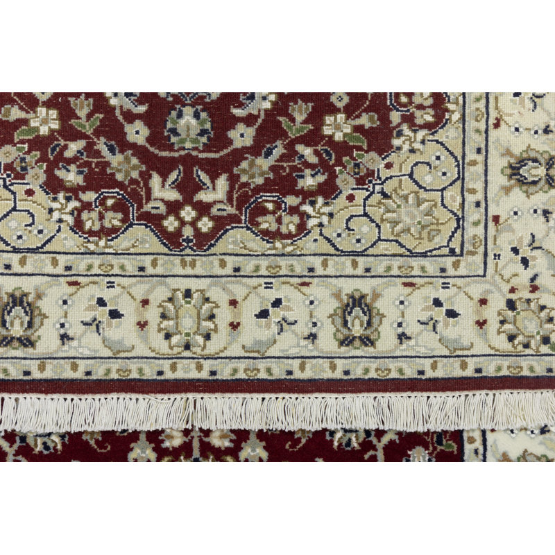 Tapis rouge Malphurs Indo Nain, Tapis de couloir : 3 pi x 10 pi