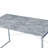 Jurgen Faux Concrete & Silver Finish Writing Desk