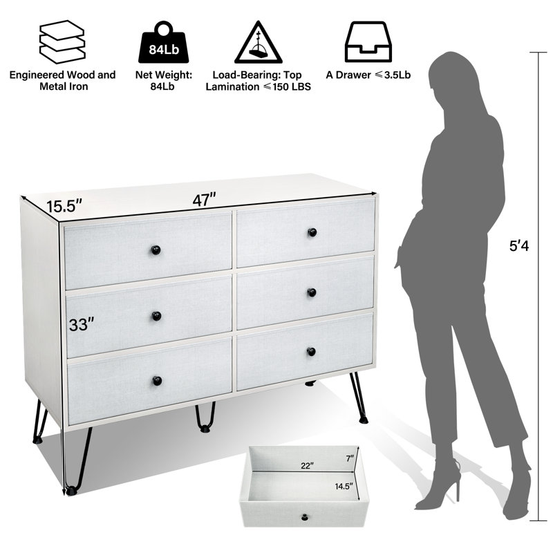 Janecia Accent Chest, White