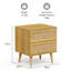 48cm W Manufactured Wood Bedside Table
