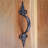 Door Spear Wrought Iron Pull Plate