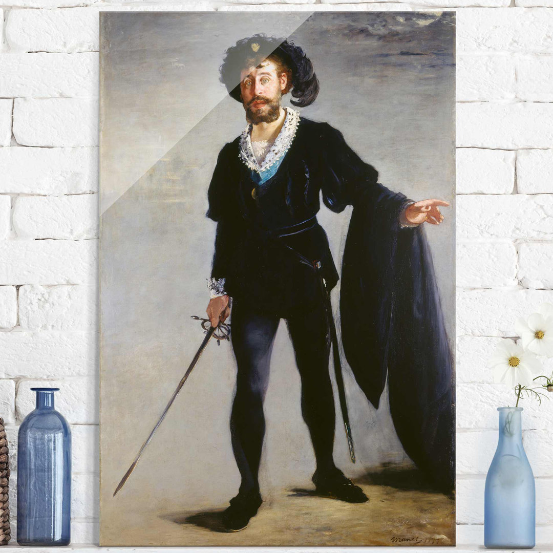 Glasbild The Singer Jean - Baptiste Faure as Hamlet von Edouard Manet