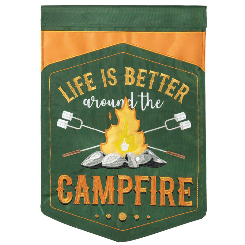 Double Sided Polyester Garden Flag, 18" H x 13" W