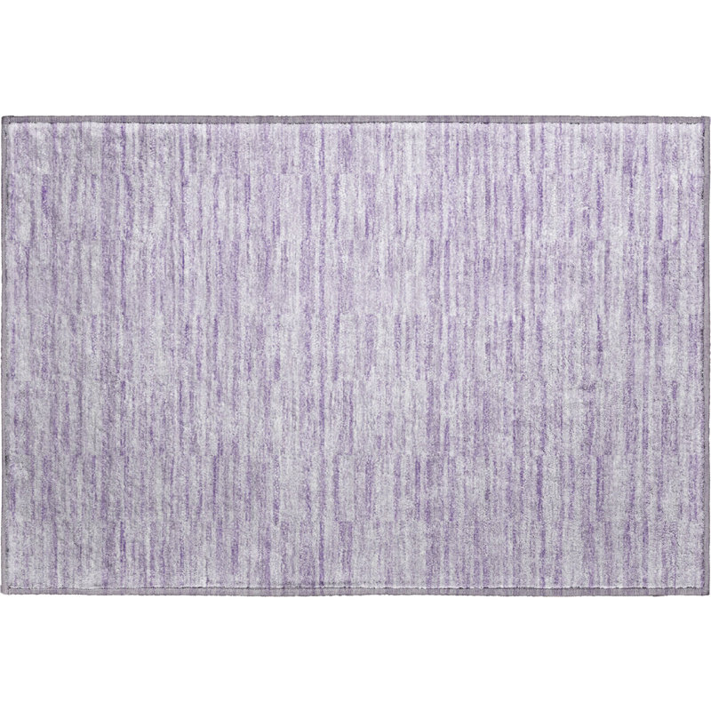 Premium Machine Washable Prisco Plum Rug, Rectangle 1'8" x 2'6"