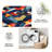 Bold Multicolor Wave Abstract carpet-easy to clean, machine-washable, soft and comfortable; suitable for door mats, kitchens, living rooms, bedrooms, corridors, and laundry areas. Easy to clean, durable carpet for home decoration.-965404404